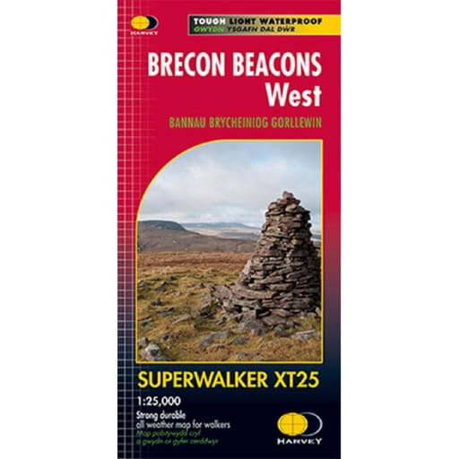 Harvey Maps Superwalker Map: Brecon Beacons West