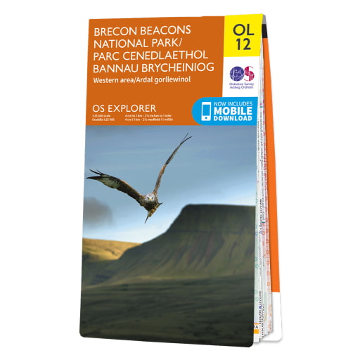 Ordnance Survey Explorer OL12: Brecon Beacons National Park - Western Area